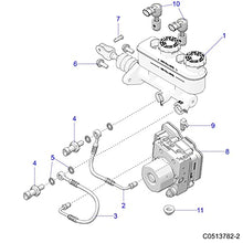 Polaris Slingshot Bleeder Assembly, Genuine OEM Part 1912368, Qty 1