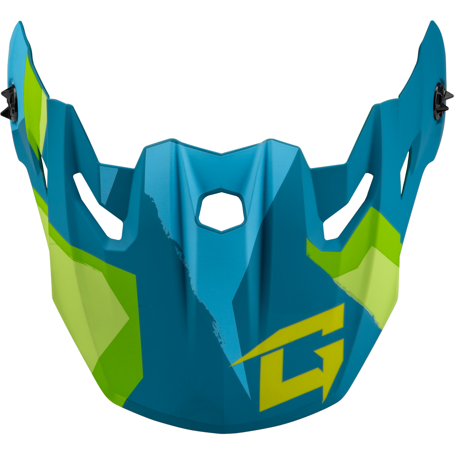 Mx 96 Splinter Visor W/Screws Matte Blue/Green