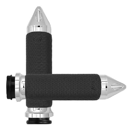 Fly By Wire Throttle Memory Foam Grip Chrome