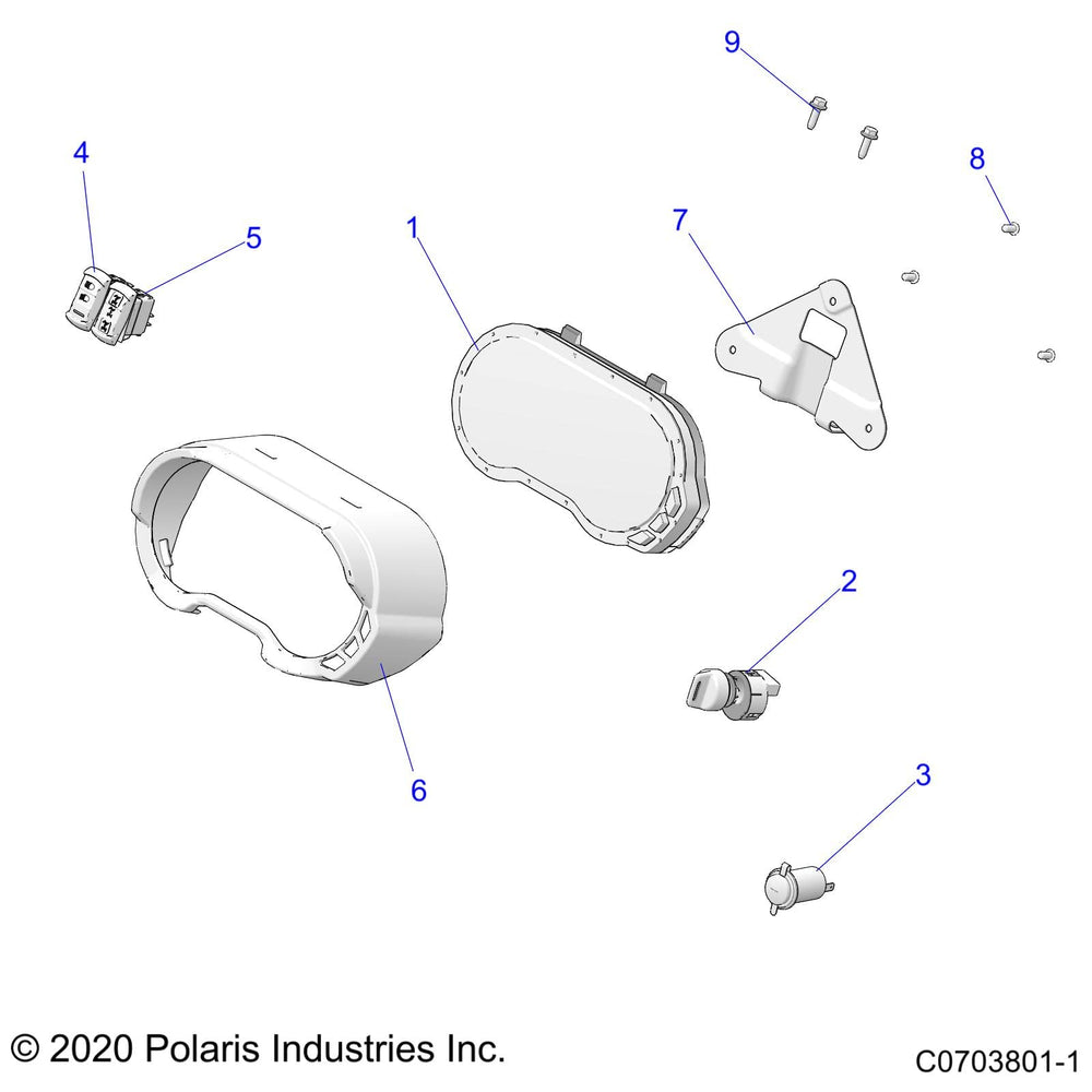 
                      
                        Polaris GEM Pod Mount Receptacle, 12 Volt, Genuine OEM Part 4012393, Qty 1
                      
                    