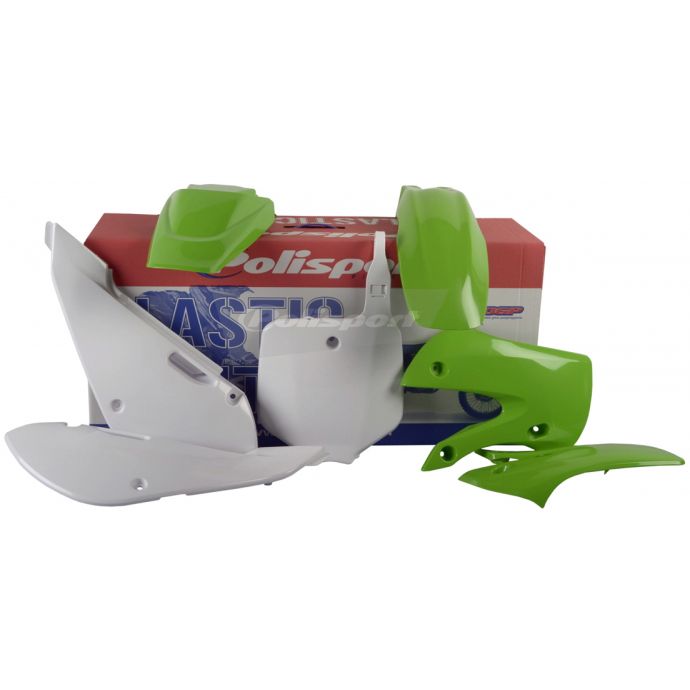 Plastic Body Kit Green/White