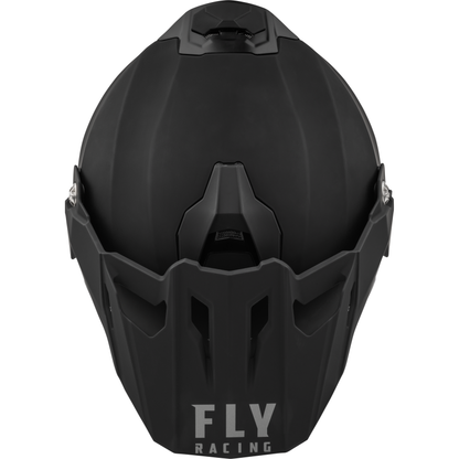 Trekker Cw Solid Helmet Dual Shld Matte Black 2x