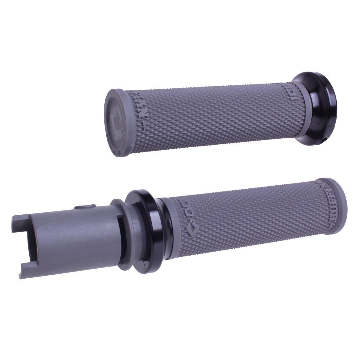 Lock On Ruffian Grips Graphite/Black Cvo `23 24