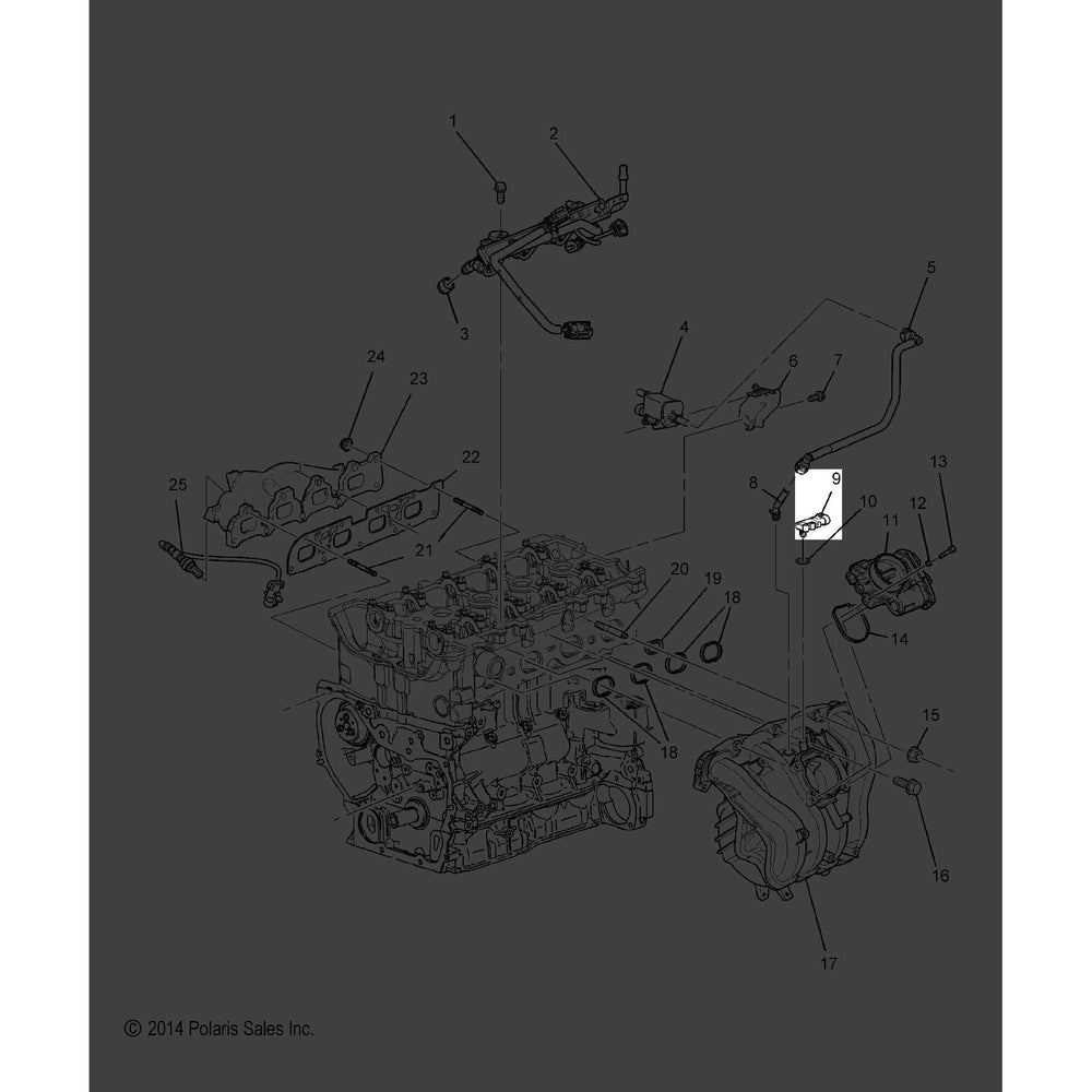 Polaris Slingshot Map Sensor GM, Genuine OEM Part 12591290, Qty 1