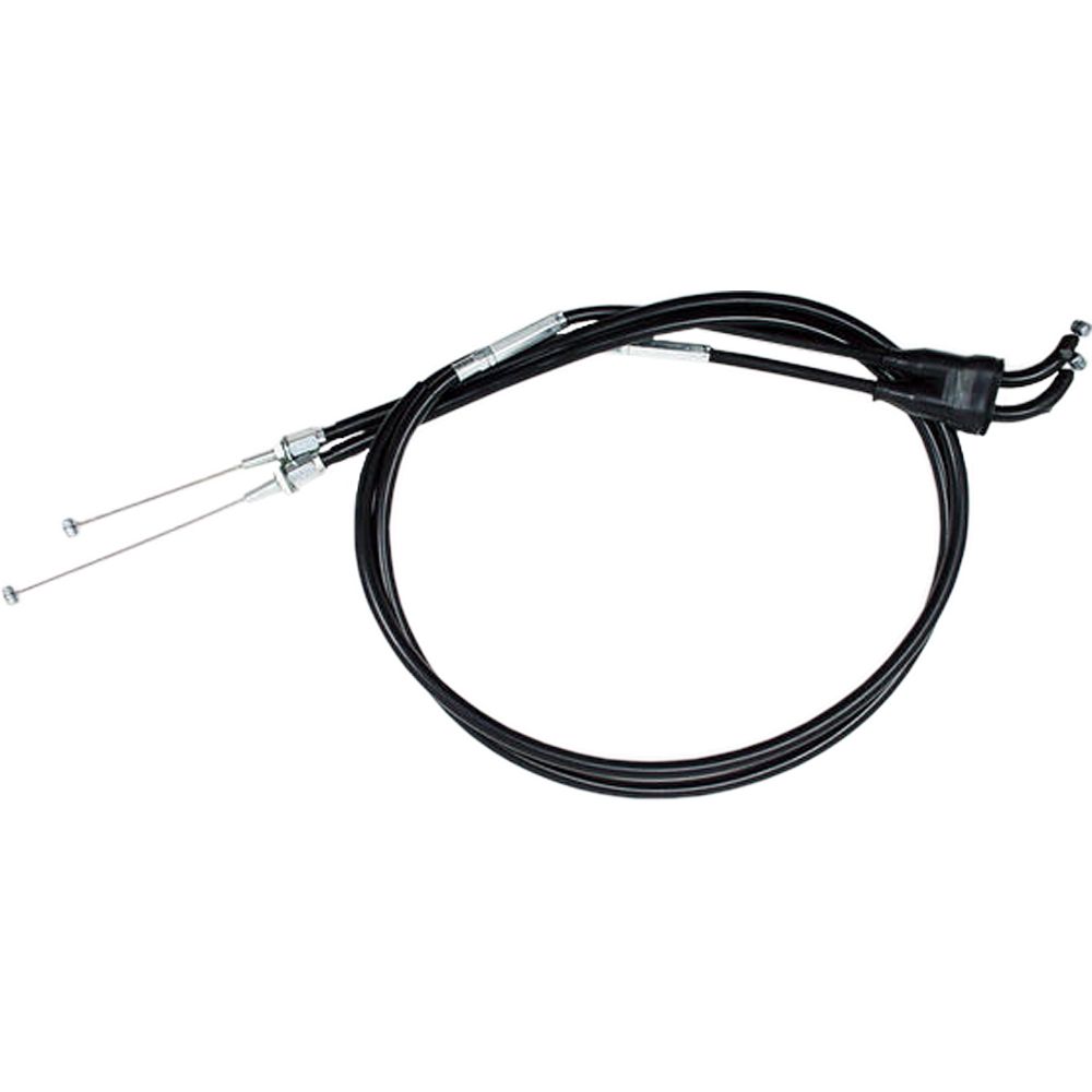Black Vinyl Throttle Push Pull Cable Set