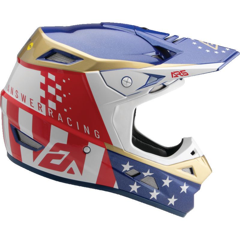 Answer AR5 Rally Helmet Mips Red/White - Small