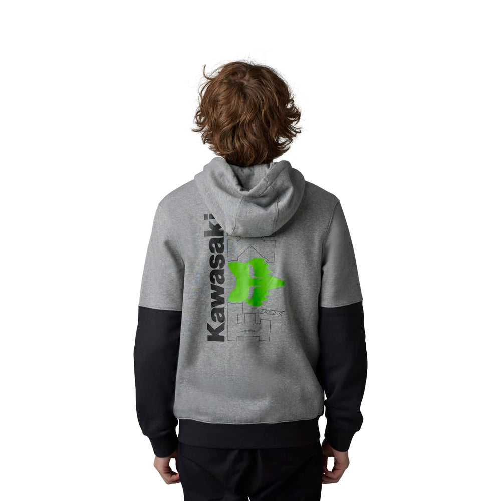 
                      
                        Fox Racing Men's Standard Fox X KAWI Zip Fleece Hoodie, Heather Graphite, Medium
                      
                    