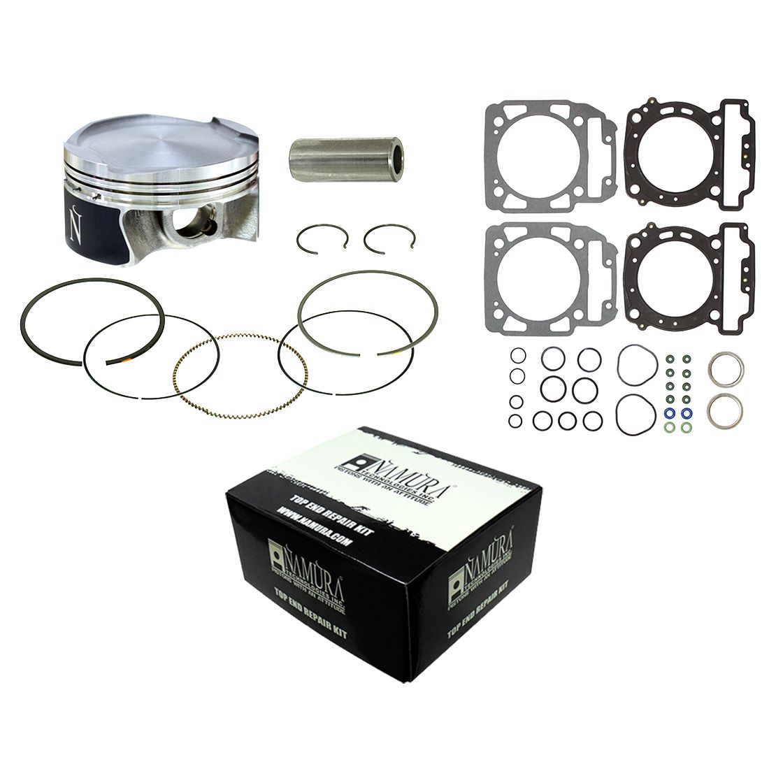 Top End Kit Twin Cylinder 90.96/Std Can