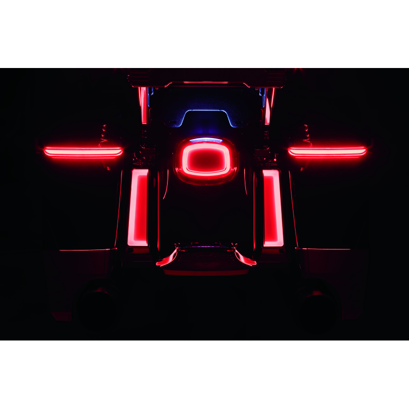 Kuryakyn Tracer LED Taillight Red Lens With License Light
