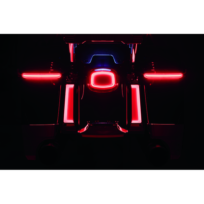 Kuryakyn Tracer LED Taillight Red Lens With License Light