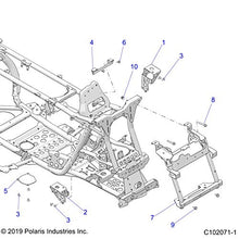 Polaris ATV Oil Filter, Plate, Genuine OEM Part 5267671, Qty 1