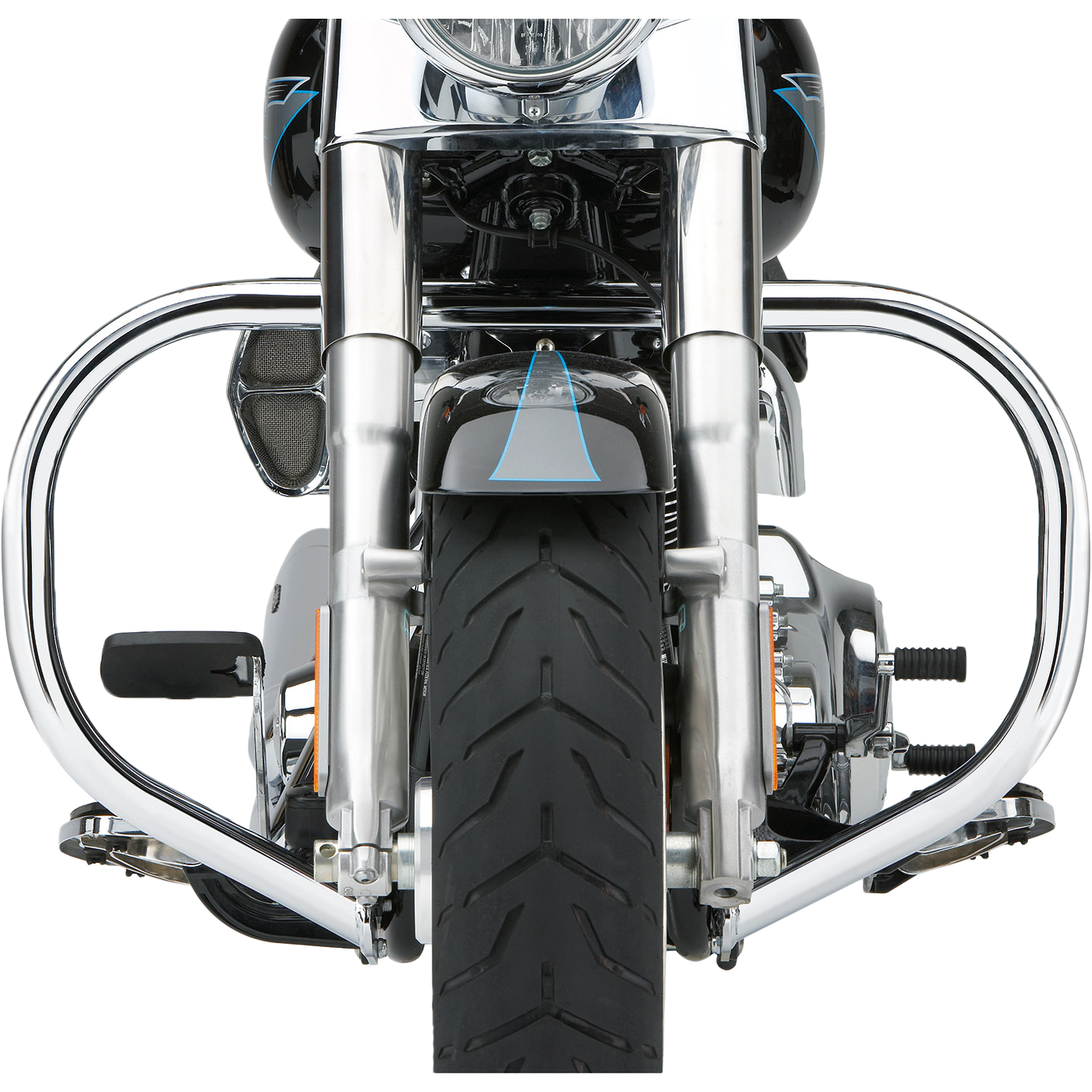 Fatty Freeway Bars 1.5" Chrome Flst (Exc Flstc) 00 17