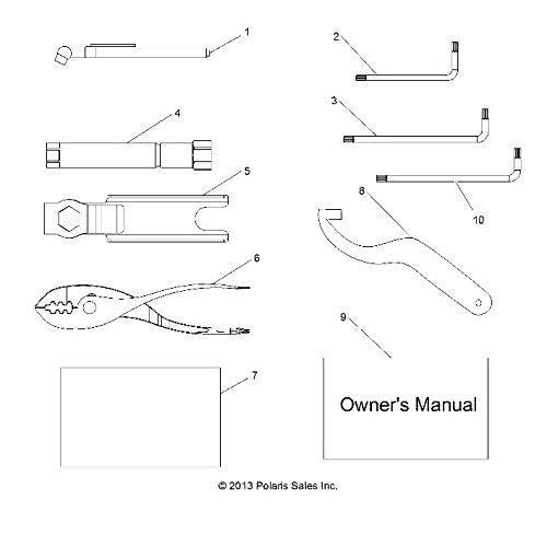 Polaris RZR MAN-OWN, 20 RZR XP 1000, Genuine OEM Part 9929976, Qty 1