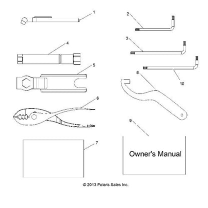 Polaris RZR MAN-OWN, 20 RZR XP 1000, Genuine OEM Part 9929976, Qty 1