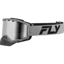 Focus Snow Goggle Silver/Char W/ Silver Mirror/Smoke Lens