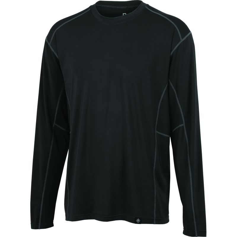 FIRSTGEAR Base Layer Shirt Lightweight Long-Sleeve Dark Grey - Medium