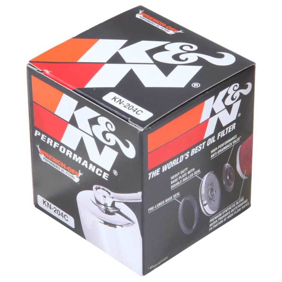 K&N Honda / Kawasaki / Arctic Cat / Suzuki / Triumph / Yamaha 2.688in OD x 2.969in H Oil Filter