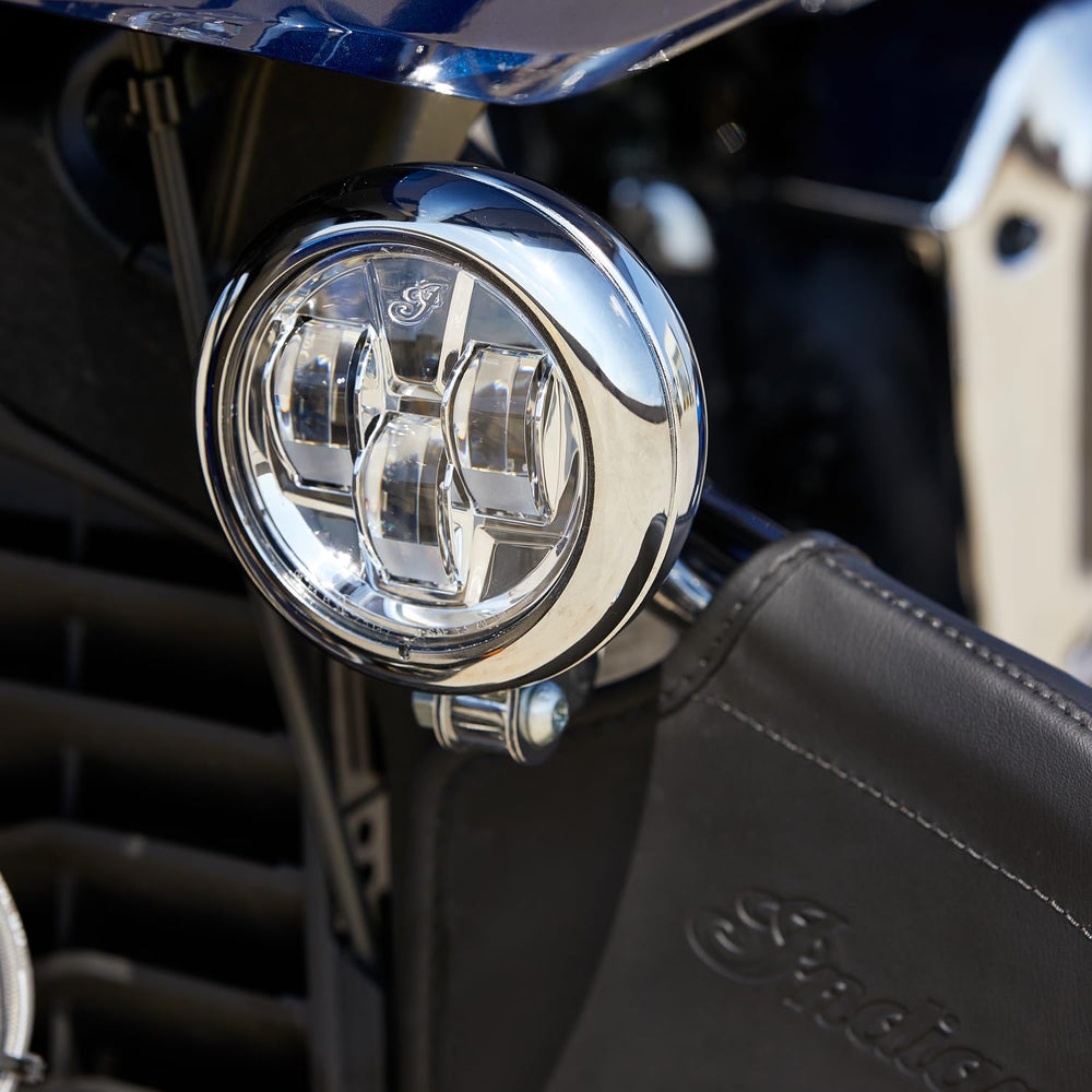
                      
                        Indian Motorcycle Pathfinder S LED Driving Lights Mount - 2884899-266
                      
                    