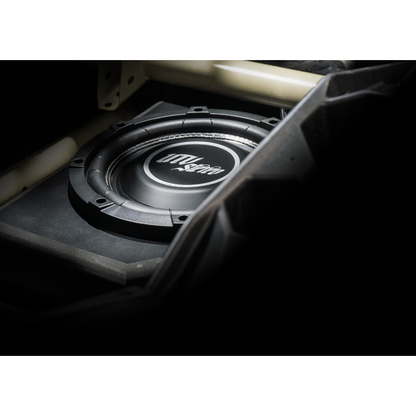 17+ Can-Am® X3 Rear Low-Profile Driver Side 10” Subwoofer Enclosure – Unloaded | UTVS-X3-ENC-LP-RDRIVER