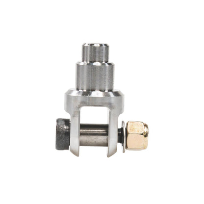 Weld on style clevis with double insert for 1".120 and 1 1/4".095 tubing