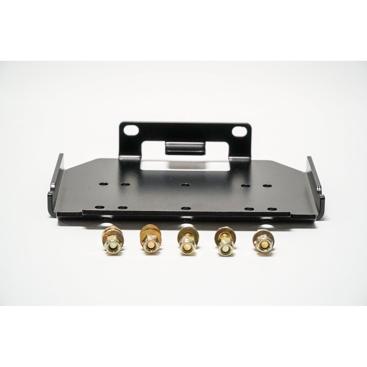 Front sway bar winch plate
