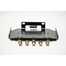 Front sway bar winch plate
