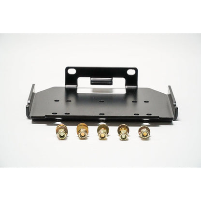 Front sway bar winch plate