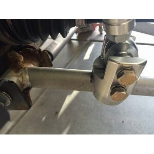 Billet arm clamps with adjustable arm locations for fine tuning