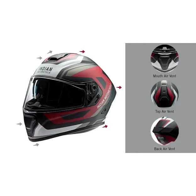 full face indian motorcycle helmet Indian Sport Ravine Full Face Helmet, Multi 2XL 2865694 – RideNow Parts