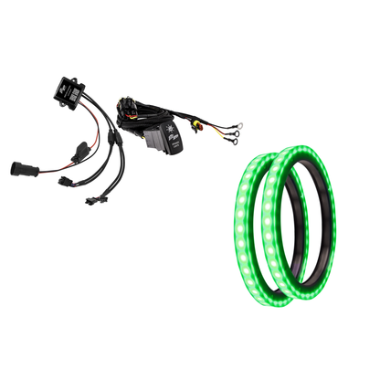 8" RGB LED Speaker Rings (Pair) | UTVS-8LSR