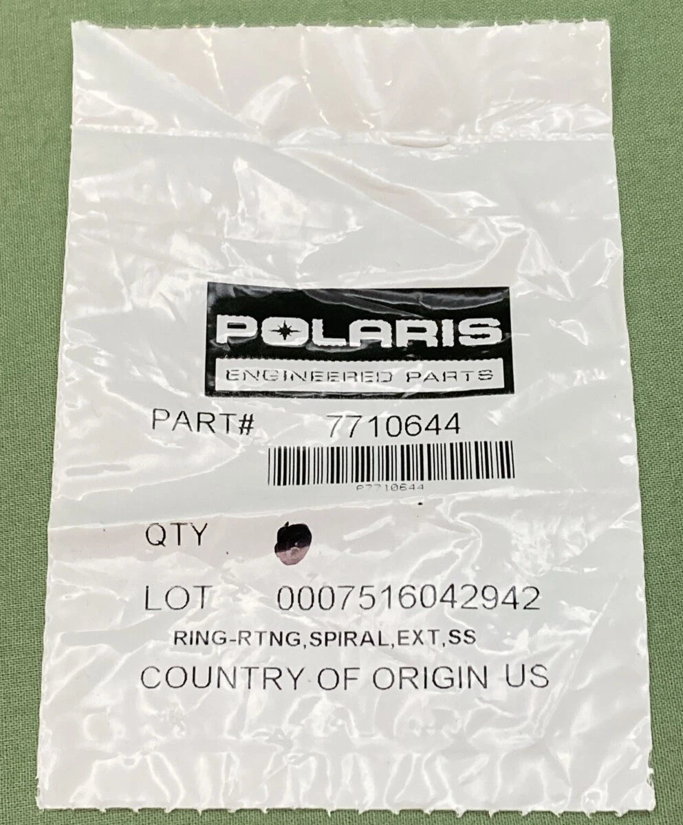 Indian Motorcycle Exterior Spiral Retaining Ring, Part 7710644