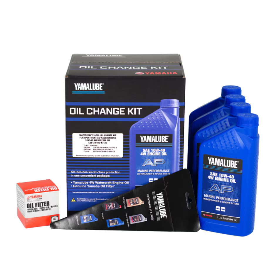 Yamaha Watercraft 3 Cylinder Oil Change Kit - LUB-3WTRC-KT-20