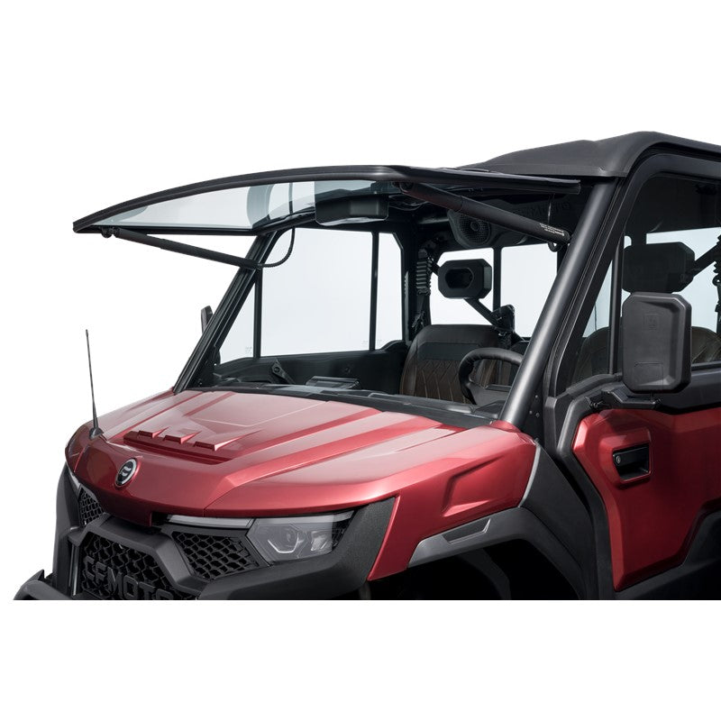 CFMOTO Full Glass Windshield, Powered Tip Out U10 XL Pro - RideNow Parts