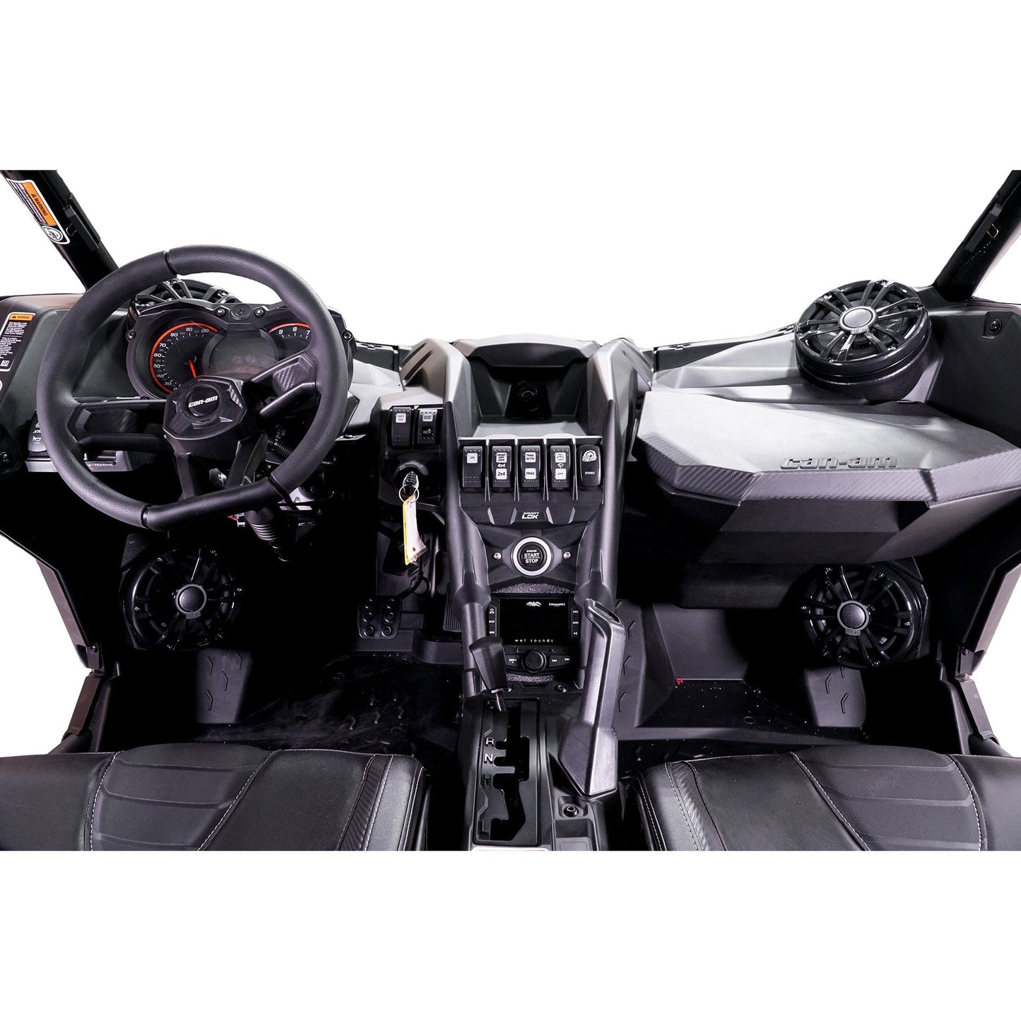 Can-Am® X3 Signature Series Stage 8 Stereo Kit | UTVS-X3-S8-S