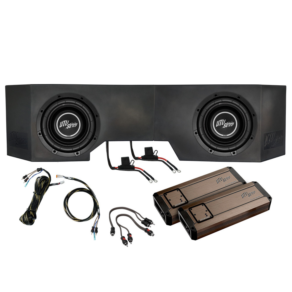 
                      
                        Can-Am® Defender 2400W Dual 10"Subwoofer Kit | UTVS-DEF-SUB-2400-2
                      
                    