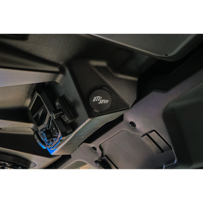 USB & Auxiliary Flush Mount Adapter for Source Units | UTVS-USB/AUX-FLMT