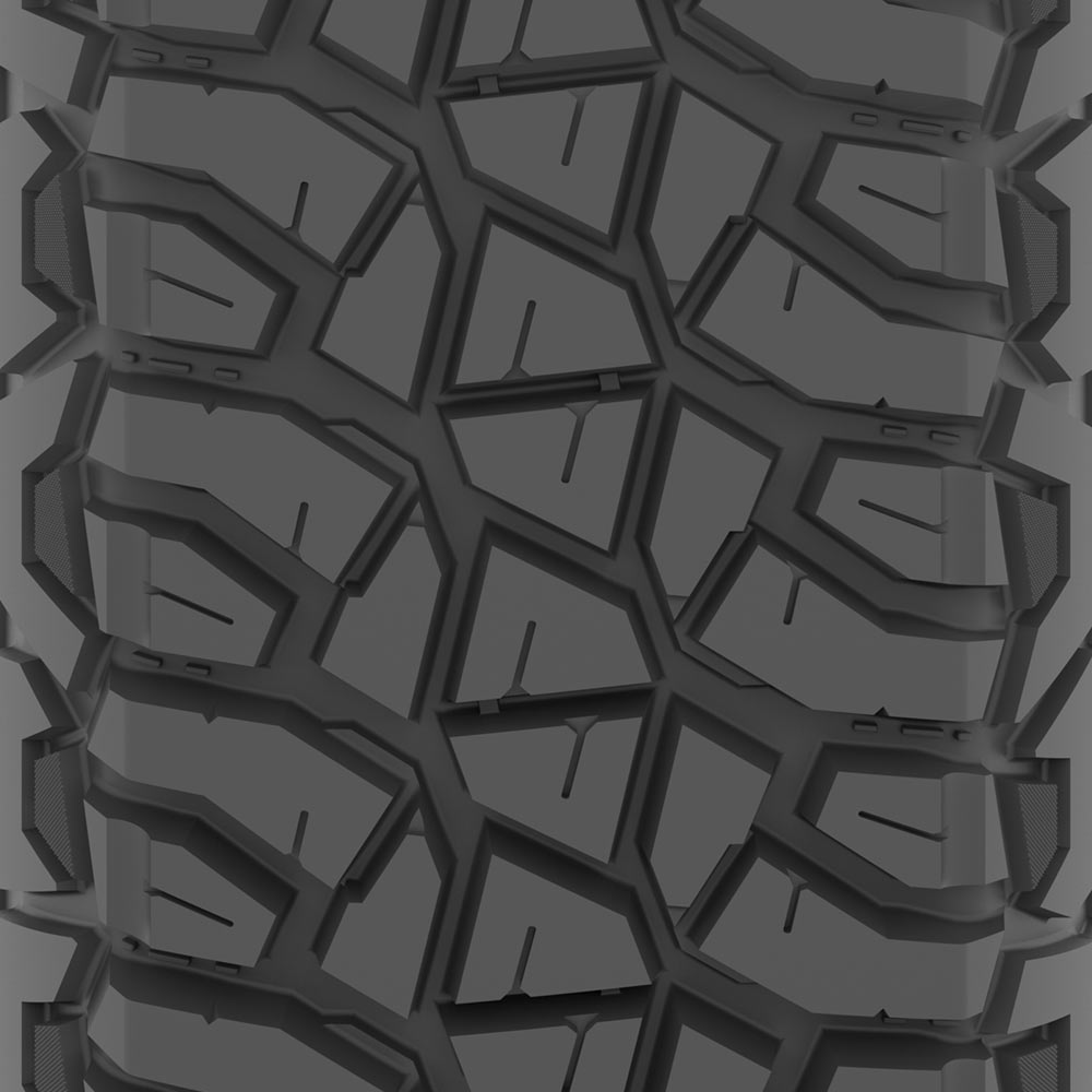 Tango on 15x7 V14 RM UTV Wheel and Tire Kit