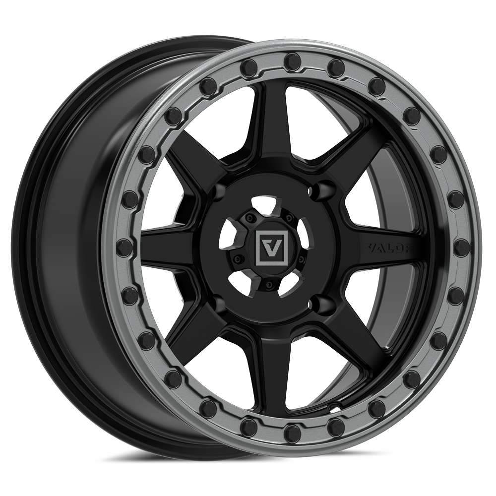 V13 Satin Black UTV Beadlock - Valor Offroad