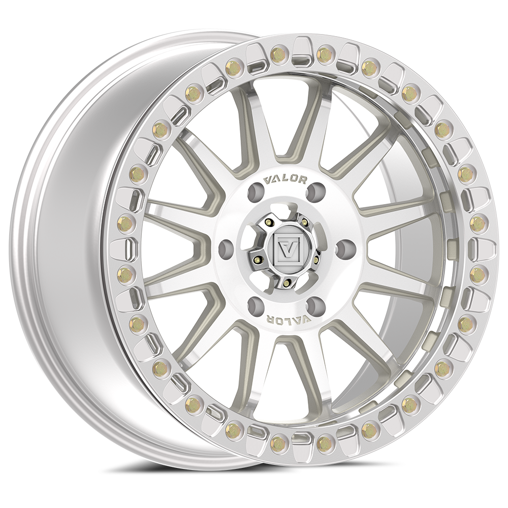 V09 Raw Machined UTV Beadlock - Valor Offroad