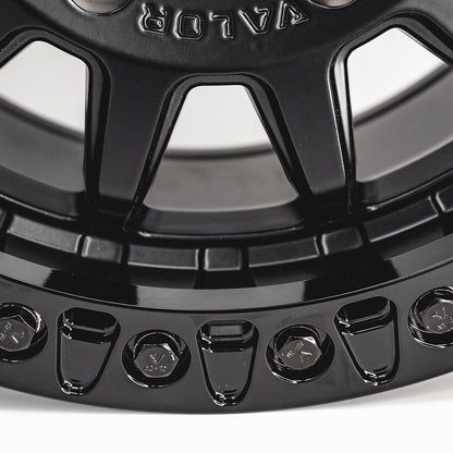 V09 Satin Black UTV Beadlock - Valor Offroad