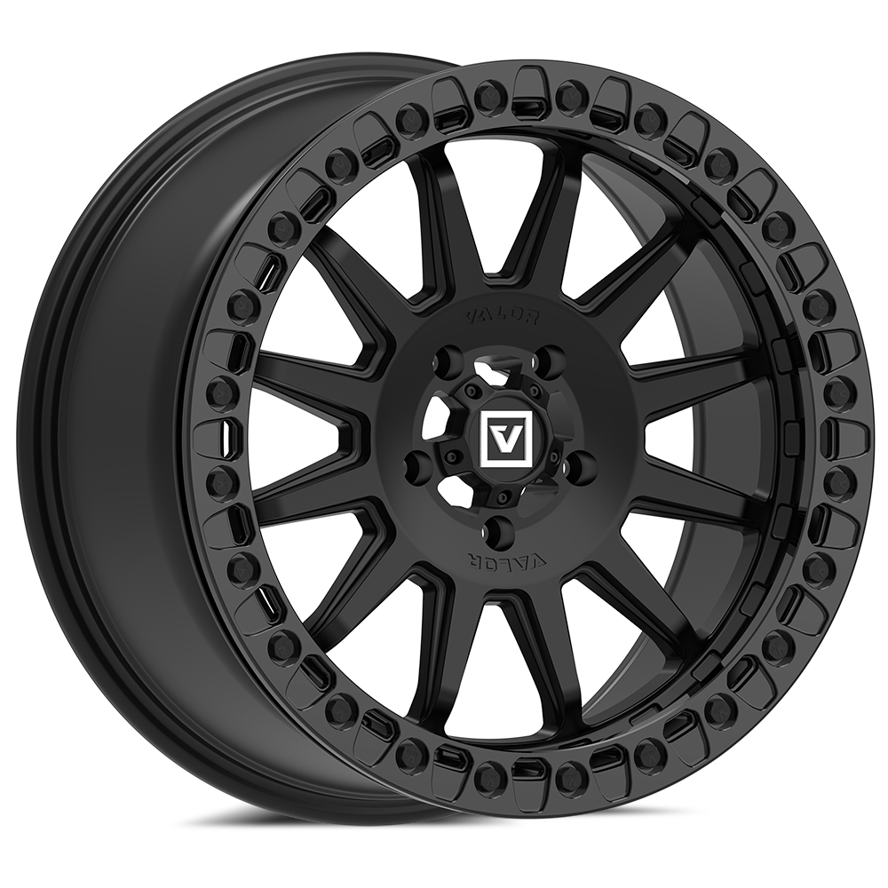 V09 Satin Black UTV Beadlock - Valor Offroad