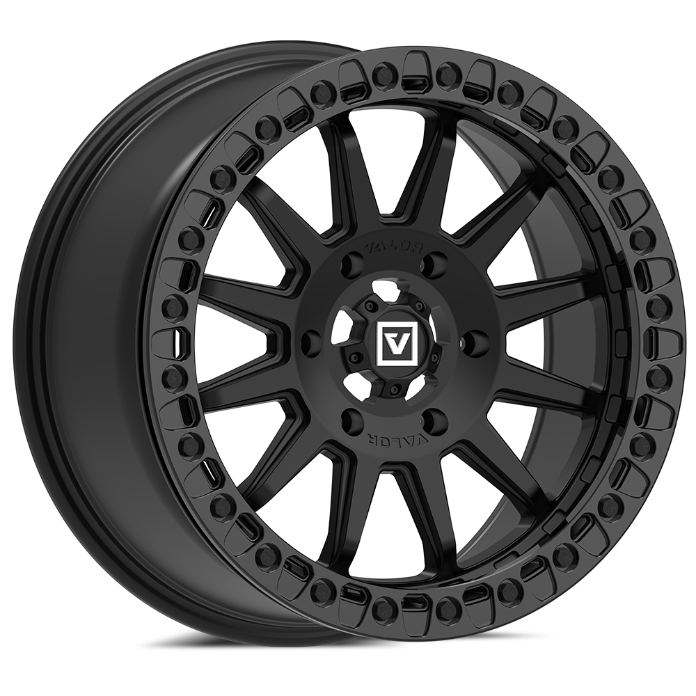 V09 Satin Black UTV Beadlock - Valor Offroad