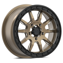 V15 Beadlock UTV Wheel in Satin Bronze - Valor Offroad