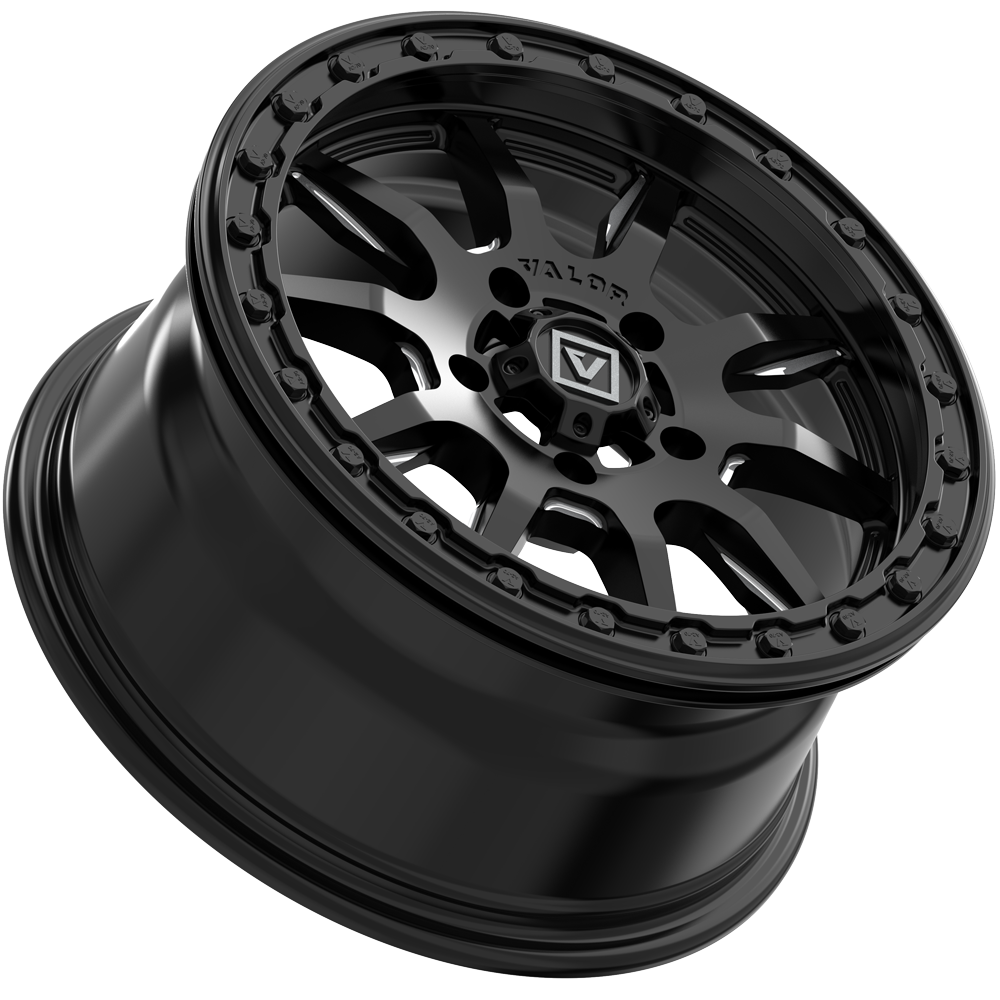 Alpha on 15x7 V15 SB UTV Wheel and Tire Kit