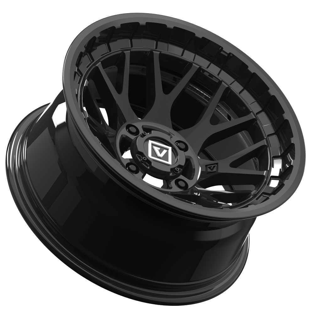 30" Alpha on 14x7 V03 UTV Wheel and Tire Kit