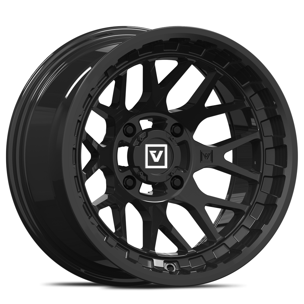 30" Alpha on 14x7 V03 UTV Wheel and Tire Kit