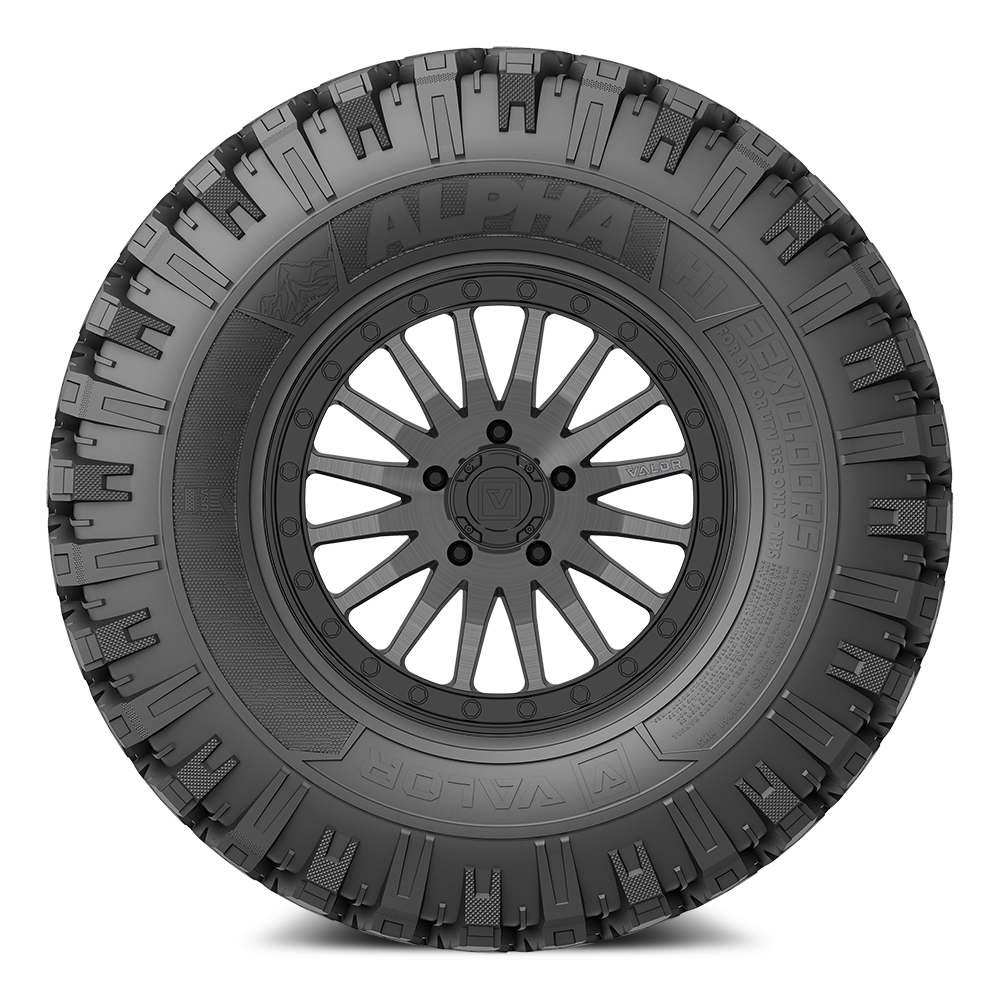 Alpha on 15x8 V06 BG UTV Wheel and Tire Kit