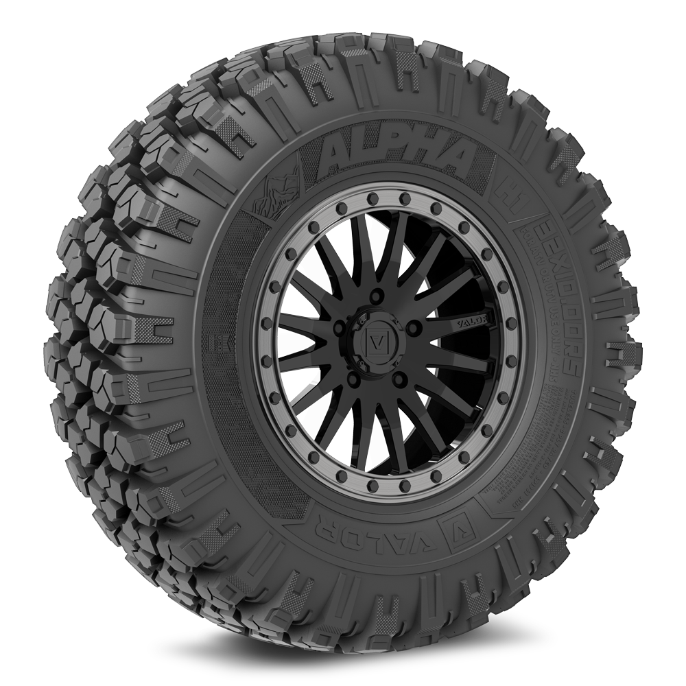 Alpha on 15x8 V06 GB UTV Wheel and Tire Kit