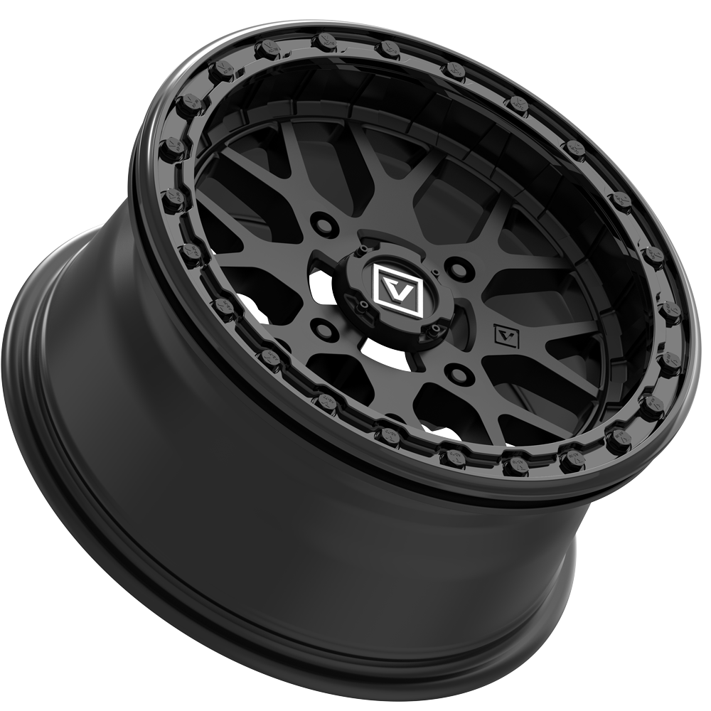 Alpha on 15x7 V07 SB UTV Wheel and Tire Kit