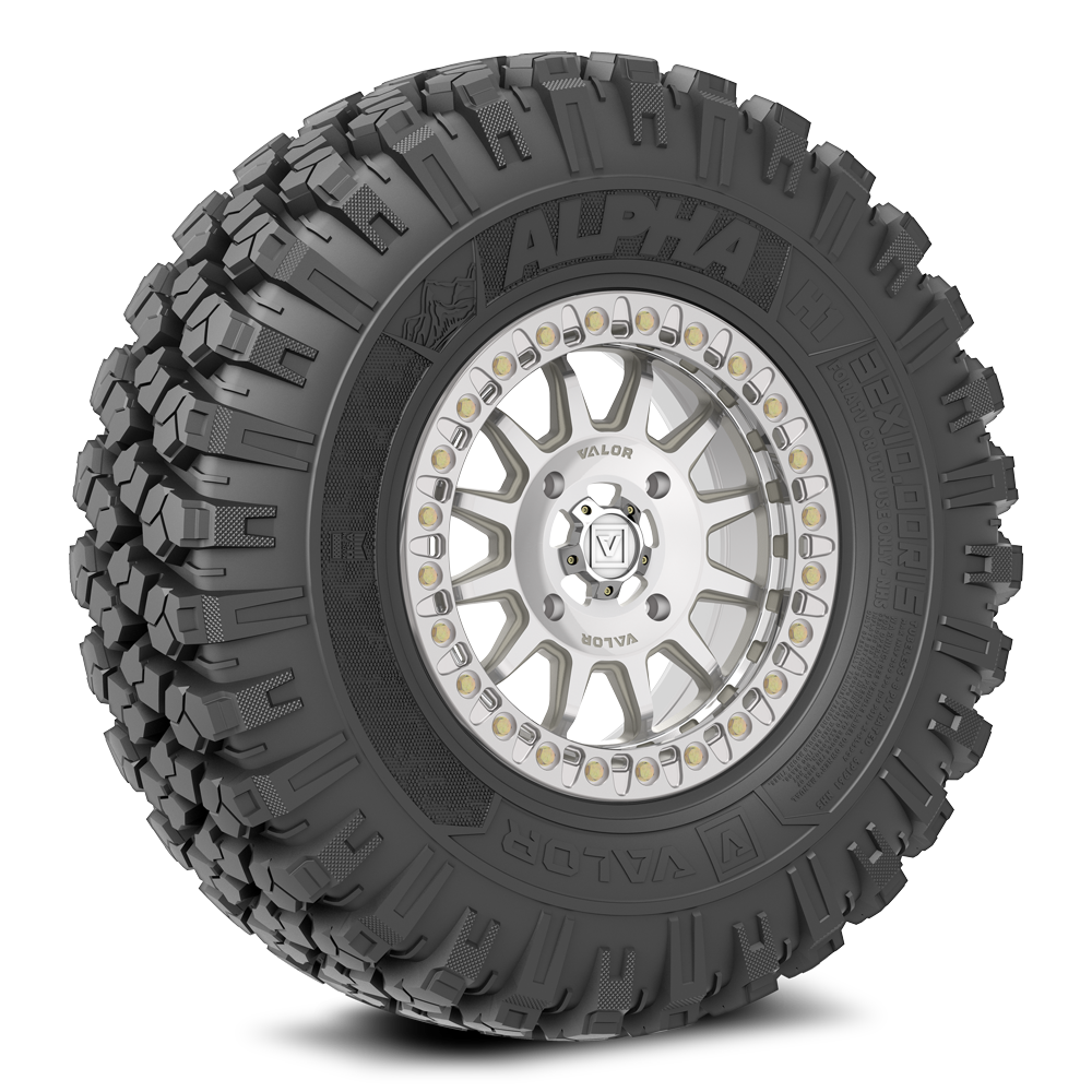 Alpha on 15x7 V09 RM UTV Wheel and Tire Kit